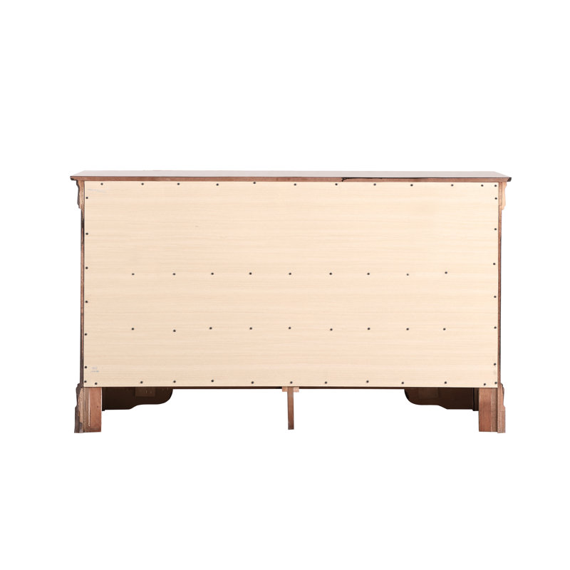 Glory Furniture Vernon 6 Drawer 57" W Double Dresser & Reviews Wayfair